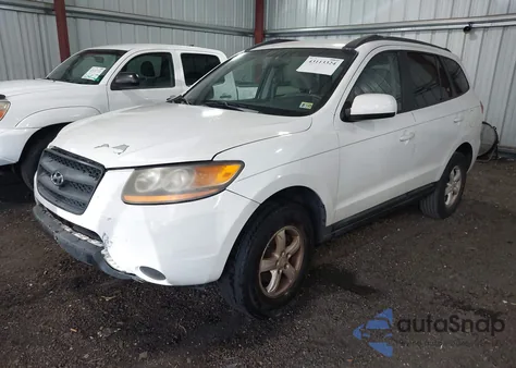 2008 Hyundai Santa Fe Gls z USA, uszkodzony, nr VIN 5NMSG13D88H199545